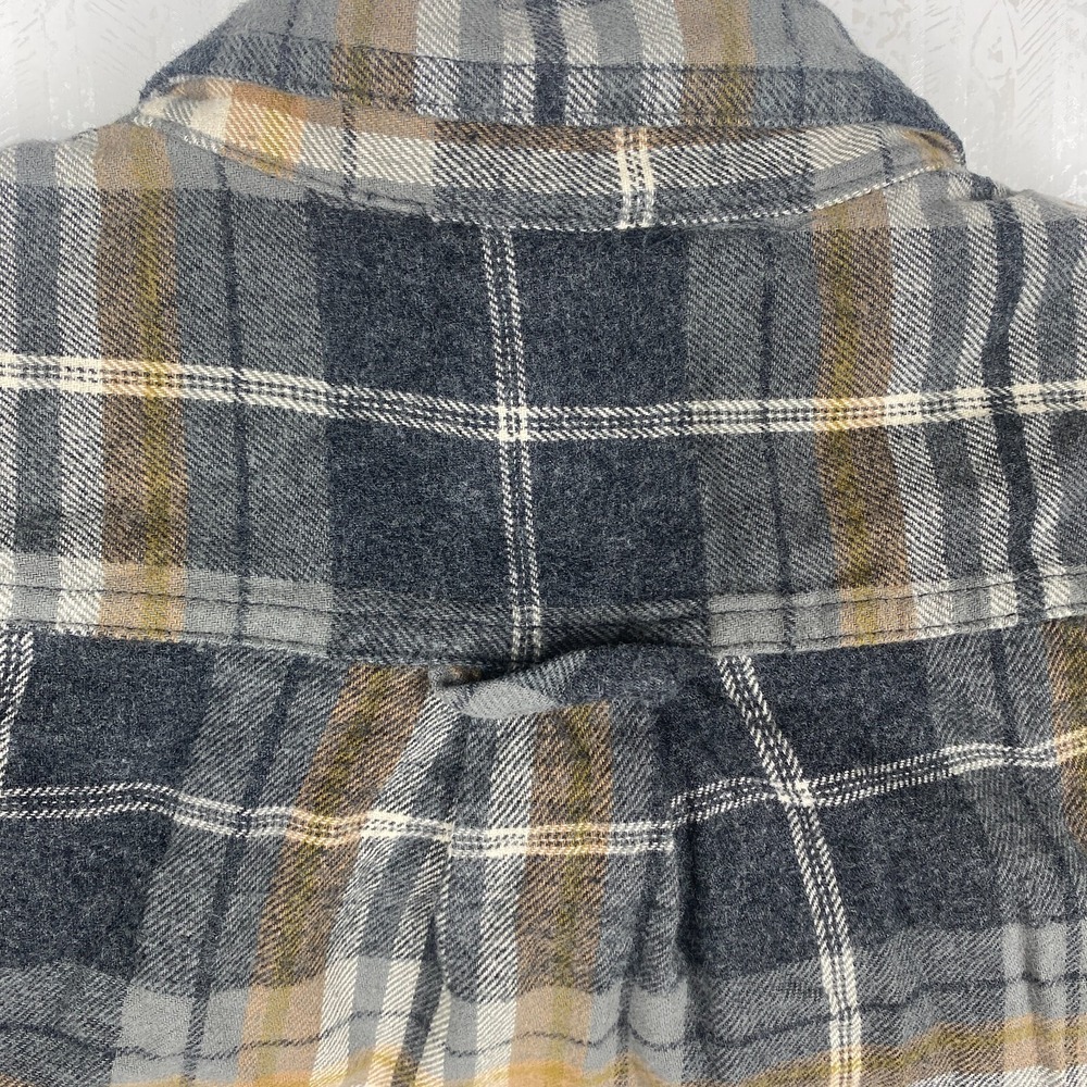 Eddie Bauer Mens Multicolor Plaid Flannel Casual Button Up Shirt Size XL - Picture 13 of 16